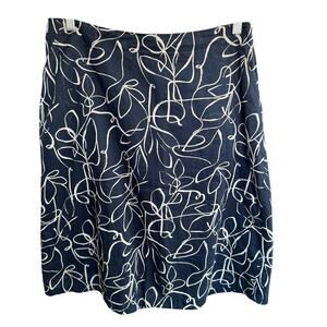 Seasalt Navy Paint Pot Skirt Linear Meditations Inkwell 10 Coastal Preppy Prep